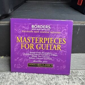 Masterpieces For Guitar Alirio Diaz Vanguard Classics 2 CD Set Borders Exclusive